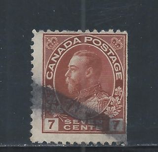 King George V Admiral 7 Cents Red Brown 114 photo