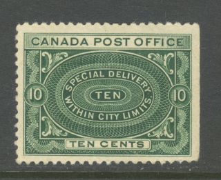 Canada E1,  1898 10c Special Delivery,  Nh photo