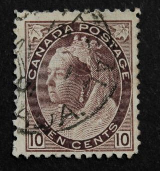 Stamp Canada - Sc 83 10c Victoria 1898 - 1902 photo