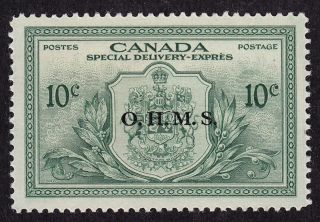 Canada Scott Eo1 Stamp - Mlh - Early Canada Special Delivery Official Stamp photo