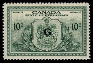 Canada Scott Eo2 Stamp - Mlh - Early Canada Special Delivery Official Stamp photo