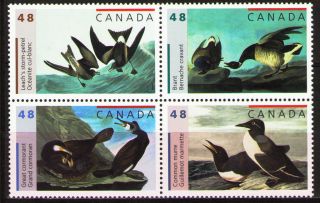 Canada 2003 Sc1982a Mi2105 - 08 4.  00 Mieu 1 Block Birds photo