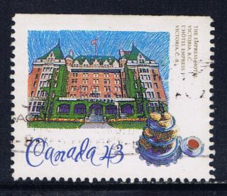 Canada 1467 (3) 1993 43 Cent Historic Cpr Empress Hotel Victoria,  B.  C. photo