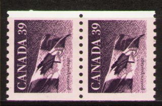 Canada 1990 Mi1169 1.  80 Mieu 1 2 V Definitive Issue - Flag photo