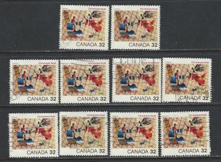 Canada 1040 (1) 1984 32 Cent Christmas - Annonciation 10 photo