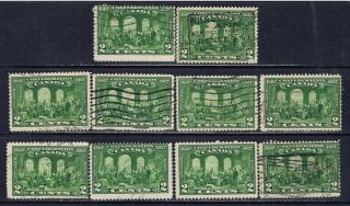Canada 142 (3) 1927 2 Cent Green Fathers Of Confederation 10 photo