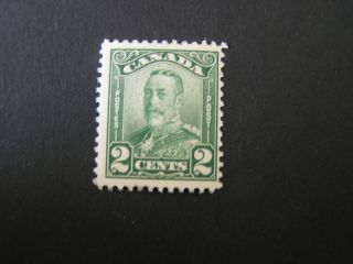 Canada,  Scott 150,  2c.  Value Kgv Green 1928 - 29 Issue photo