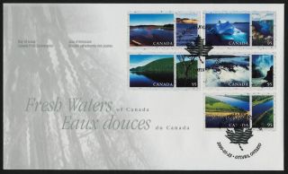 Canada 1855a - E Fdc Fresh Waters Of Canada,  Trees,  Iceberg photo