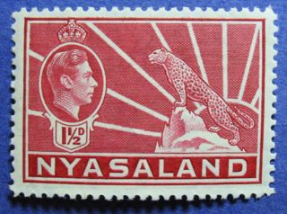 1938 Nyasaland 1 1/2d Scott 56 S.  G.  132  Cs08775 photo