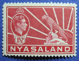 1938 Nyasaland 1 1/2d Scott 56 S.  G.  132  Cs08776 photo