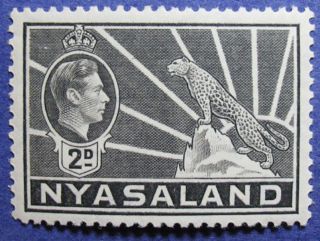 1938 Nyasaland 2d Scott 57 S.  G.  133  Cs08777 photo