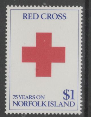Norfolk Island Sg469 1989 75th Anniv Red Cross photo
