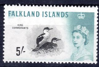 Falkland Islands 5/ - Almost Not Hinged 1960 - 66 Cat £28+ photo