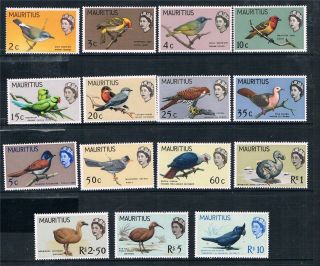 Mauritius 1965 Bird Definitives Sg 317 - 31 photo