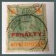 Cogh - 1910 - 36 10/ - Green & Orange & Vfu Duty Stamp With Fine Penaltypretoria Cds British Colonies & Territories photo 1