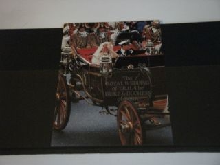 1986 St.  Vincent Royal Wedding Miniature Sheet photo