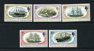 Falkland Isl Mh 192 - 96 Ships Ah997 photo