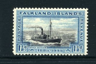 Falkland Isl Mh 67 Whaling Ship Ah975 photo