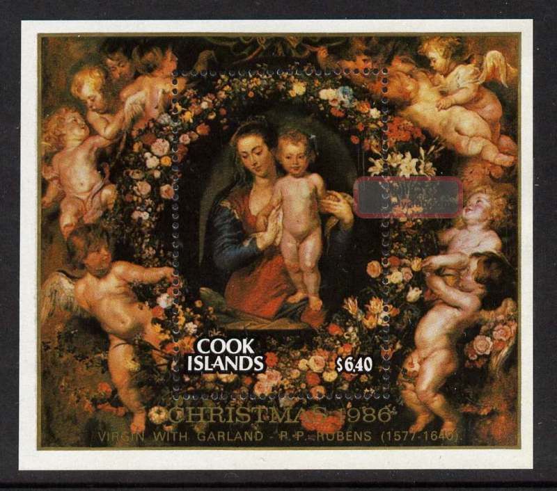 Cook Islands 923 Christmas,  Art,  Rubens British Colonies & Territories photo