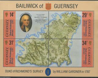 Guernsey - 1987 - Ms393 - Cv £ 2.  50 - Unmounted photo