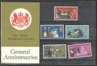 1970 General Anniversaries Type 5 Post Office Presentation Pack photo