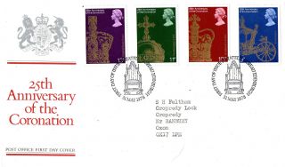 31 May 1978 25th Anniversary Of The Coronation Po First Day Cover Bureau Shs (a) photo