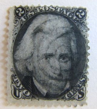 73 Blackjack Lighter Cancel 1861 Civil War Issue 19th Century Usa Stamp A595 photo