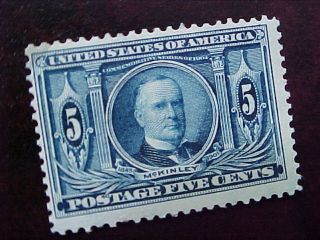 U.  S.  Postage Stamp 326 5 Cent Pres.  Mckinley photo