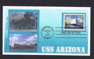 4873 $19.  99 Uss Arizona Memorial Express Mail Issue Of 2014 photo