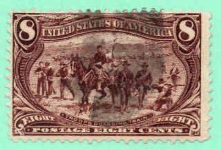 289 Early Us Stamp Fancy Cancel photo
