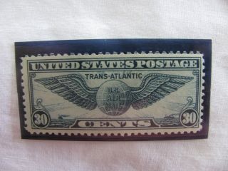 Us Postage 30 Cent Airmail Trans Atlantic photo