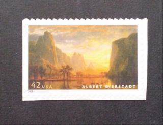 Us Stamp Scott 4346,  42c Vally Of Yosemite By Bierstadt,  Orig Self Adhesive photo
