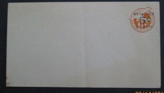 Scott Uc10 Usps Embossed Postage Paid 6 Cent Air Mail Envelope With 5 Cent Stamp photo