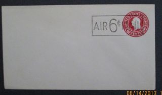 Scott Uc8 Usps Embossed Postage Paid 2 Cent Envelope With Air 6 Cent Mail photo