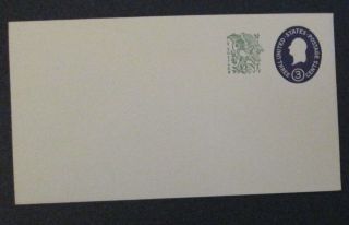 Scott U540 Usps Embossed Postage Paid 3 Cent Washington Envelope With 1 Cent photo