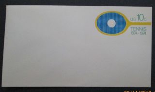 Scott U569 Usps 10 Cent Us Tennis 1874 - 1974 Postage Paid Envelope photo