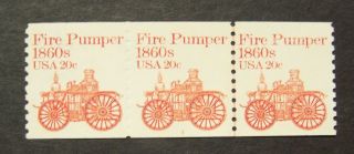 Pnc3 20c Fire Pumper 1860 ' S 1 - (4454b3) photo