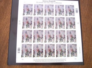 B2 Heroes Of 2001 Semi - Postal Stamp Sheet photo