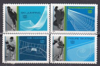 Sc 3552 - 5 Winter Olympics Singles Cv $2.  80 photo