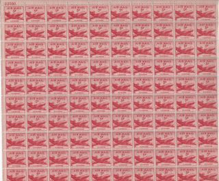 1947 Dc - 4 Small Stamp,  C33,  Sheet photo