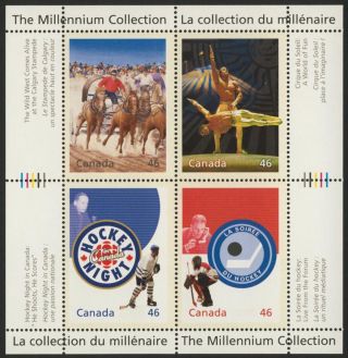 Canada 1819 Ice Hockey,  Cirque Du Soleil,  Calgary Stampede,  Horse,  Sports photo
