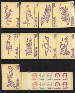 Canada - Bk76c - 1976 10 Booklets With Repeating 10s Variety photo
