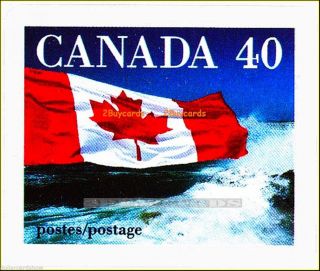Canada 1991 Canadian Maple Leaf Flag Fv Face 40 Cent Quick Stick Stamp photo