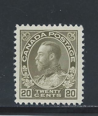 King George V Admiral Issue 20 Cents 119 Mh + Vf photo