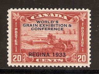 Canada Grain Exhibition 20 Cents 203 Regummed photo