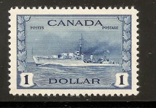 Canada Destroyer 1 Dollar 262 Nh+vf photo
