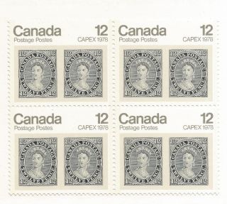 Canada 753,  Capex,  Block Of Four, photo