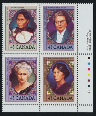 Canada 1459a Bottom Right Block Canadian Women photo