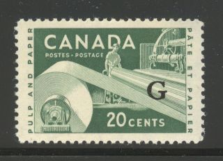 Canada O45,  1956 20c Paper Industry - 