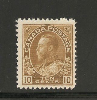 King George V Admiral Issue 10 Cents 118 Nh photo
